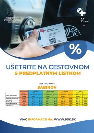 Oznam Prešovského samosprávneho kraja, odboru dopravy 